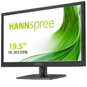 MONITOR HANNS HL205DPB 19,5" 1600 x 900 5MS DVI VGA MM PIVOT NEGRO